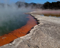 Deadly lake extremely hot and dangerous 