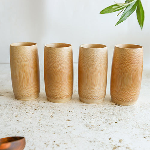 Bamboo Cups (Set of 4)