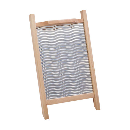 Large German washboard instrument made from wood and steel