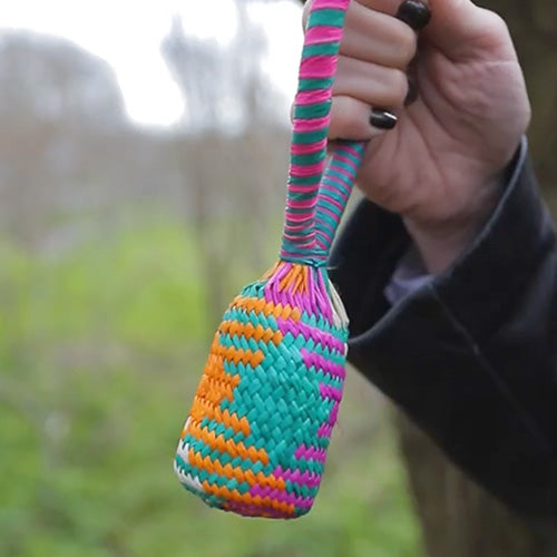 Peruvian Sonajas rattle shaker sound demonstration