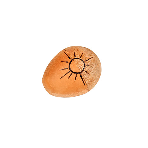 sun design wooden egg